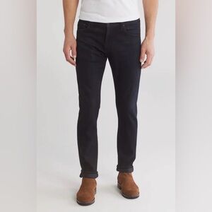 AG Adriano Goldschmied Charcoal Black Modern Slim Men’s Jeans, 38x34